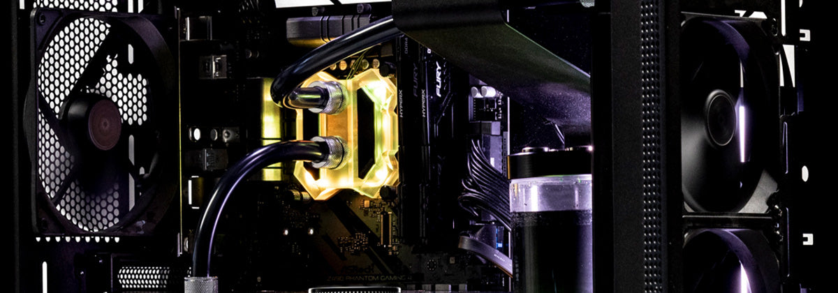 Go Chiller liquid coolant in a computer